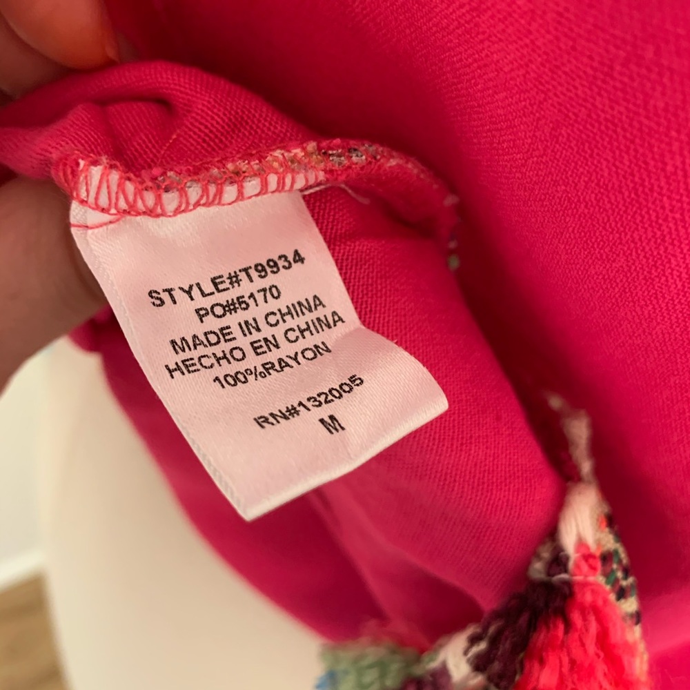 GIDDY UP GLAMOUR Hot Pink Fringe Halter Top - Picture 7 of 9